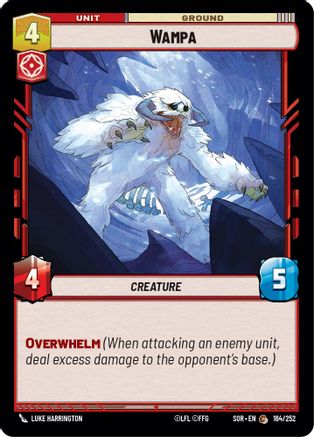 Wampa (164/252) [Spark of Rebellion] - Fantasy Flight Games - Card Brawlers | Quebec | Canada |