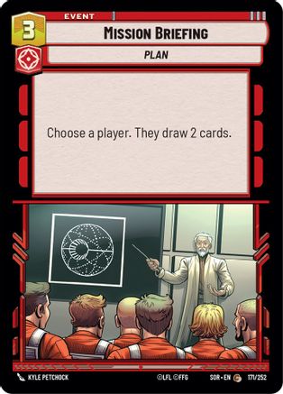 Mission Briefing (171/252) [Spark of Rebellion] - Fantasy Flight Games - Card Brawlers | Quebec | Canada |