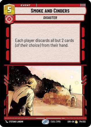 Smoke and Cinders (174/252) [Spark of Rebellion] - Fantasy Flight Games - Card Brawlers | Quebec | Canada |