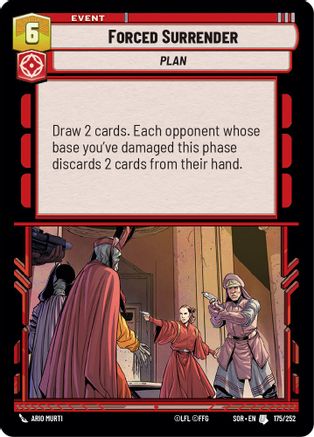 Forced Surrender (175/252) [Spark of Rebellion] - Fantasy Flight Games - Card Brawlers | Quebec | Canada |