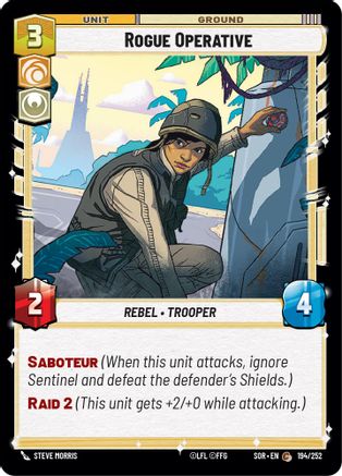 Rogue Operative (194/252) [Spark of Rebellion] - Fantasy Flight Games - Card Brawlers | Quebec | Canada |
