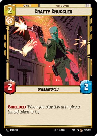 Crafty Smuggler (207/252) [Spark of Rebellion] - Fantasy Flight Games - Card Brawlers | Quebec | Canada |