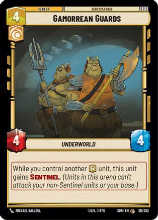 Gamorrean Guards (211/252) [Spark of Rebellion] - Fantasy Flight Games - Card Brawlers | Quebec | Canada |