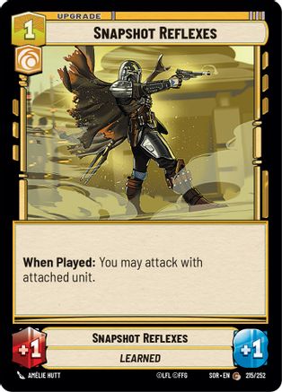 Snapshot Reflexes (215/252) [Spark of Rebellion] - Fantasy Flight Games - Card Brawlers | Quebec | Canada |