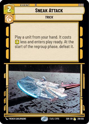 Sneak Attack (219/252) [Spark of Rebellion] - Fantasy Flight Games - Card Brawlers | Quebec | Canada |