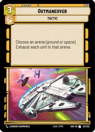 Outmaneuver (221/252) [Spark of Rebellion] - Fantasy Flight Games - Card Brawlers | Quebec | Canada |