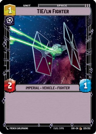 TIE/ln Fighter (225/252) [Spark of Rebellion] - Fantasy Flight Games - Card Brawlers | Quebec | Canada |