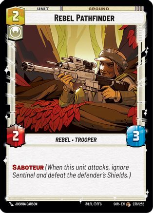 Rebel Pathfinder (239/252) [Spark of Rebellion] - Fantasy Flight Games - Card Brawlers | Quebec | Canada |