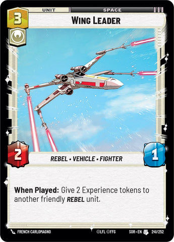 Wing Leader (241/252) [Spark of Rebellion] - Card Brawlers | Quebec | Canada | Yu-Gi-Oh!