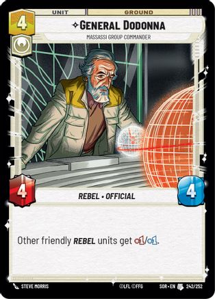 General Dodonna - Massassi Group Commander (242/252) [Spark of Rebellion] - Fantasy Flight Games - Card Brawlers | Quebec | Canada |