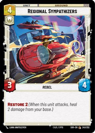 Regional Sympathizers (243/252) [Spark of Rebellion] - Fantasy Flight Games - Card Brawlers | Quebec | Canada |