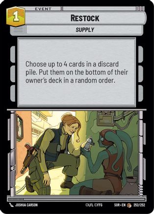 Restock (252/252) [Spark of Rebellion] - Fantasy Flight Games - Card Brawlers | Quebec | Canada |