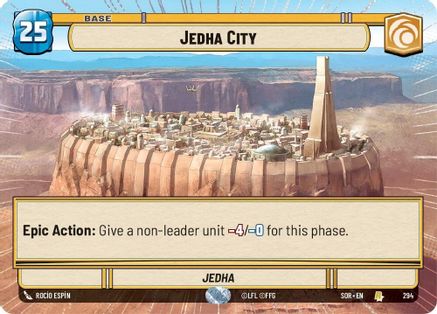 Jedha City (Hyperspace) (294) [Spark of Rebellion] - Fantasy Flight Games - Card Brawlers | Quebec | Canada |