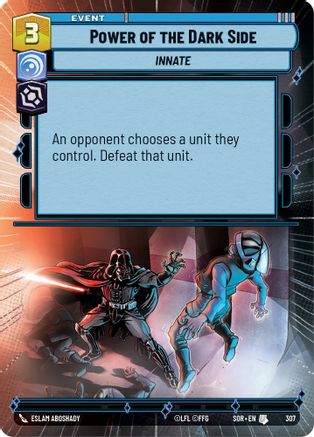 Power of the Dark Side (Hyperspace) (307) [Spark of Rebellion] - Fantasy Flight Games - Card Brawlers | Quebec | Canada |