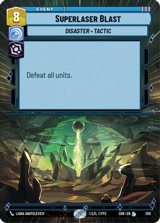 Superlaser Blast (Hyperspace) (309) [Spark of Rebellion] - Fantasy Flight Games - Card Brawlers | Quebec | Canada |