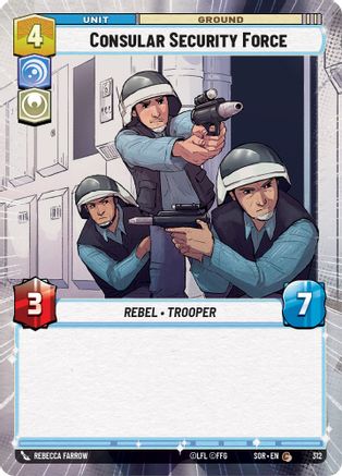 Consular Security Force (Hyperspace) (312) [Spark of Rebellion] - Fantasy Flight Games - Card Brawlers | Quebec | Canada |