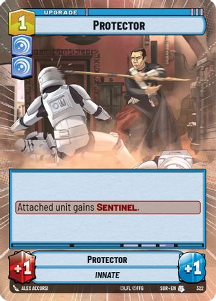 Protector (Hyperspace) (322) [Spark of Rebellion] - Fantasy Flight Games - Card Brawlers | Quebec | Canada |