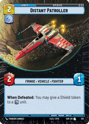 Distant Patroller (Hyperspace) (325) [Spark of Rebellion] - Fantasy Flight Games - Card Brawlers | Quebec | Canada |
