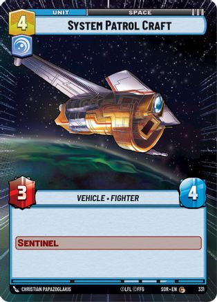 System Patrol Craft (Hyperspace) (331) [Spark of Rebellion] - Fantasy Flight Games - Card Brawlers | Quebec | Canada |