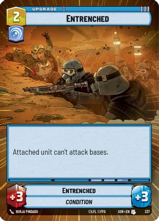 Entrenched (Hyperspace) (337) [Spark of Rebellion] - Fantasy Flight Games - Card Brawlers | Quebec | Canada |