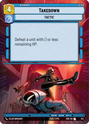 Takedown (Hyperspace) (342) [Spark of Rebellion] - Fantasy Flight Games - Card Brawlers | Quebec | Canada |