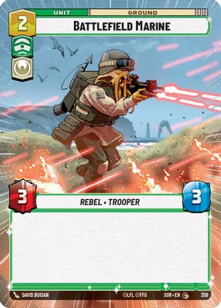 Battlefield Marine (Hyperspace) (359) [Spark of Rebellion] - Fantasy Flight Games - Card Brawlers | Quebec | Canada |