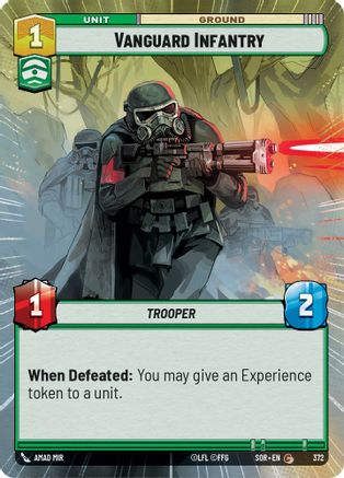 Vanguard Infantry (Hyperspace) (372) [Spark of Rebellion] - Fantasy Flight Games - Card Brawlers | Quebec | Canada |