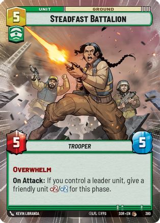 Steadfast Battalion (Hyperspace) (380) [Spark of Rebellion] - Fantasy Flight Games - Card Brawlers | Quebec | Canada |