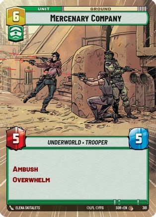 Mercenary Company (Hyperspace) (381) [Spark of Rebellion] - Fantasy Flight Games - Card Brawlers | Quebec | Canada |