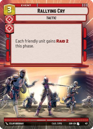 Rallying Cry (Hyperspace) (417) [Spark of Rebellion] - Fantasy Flight Games - Card Brawlers | Quebec | Canada |