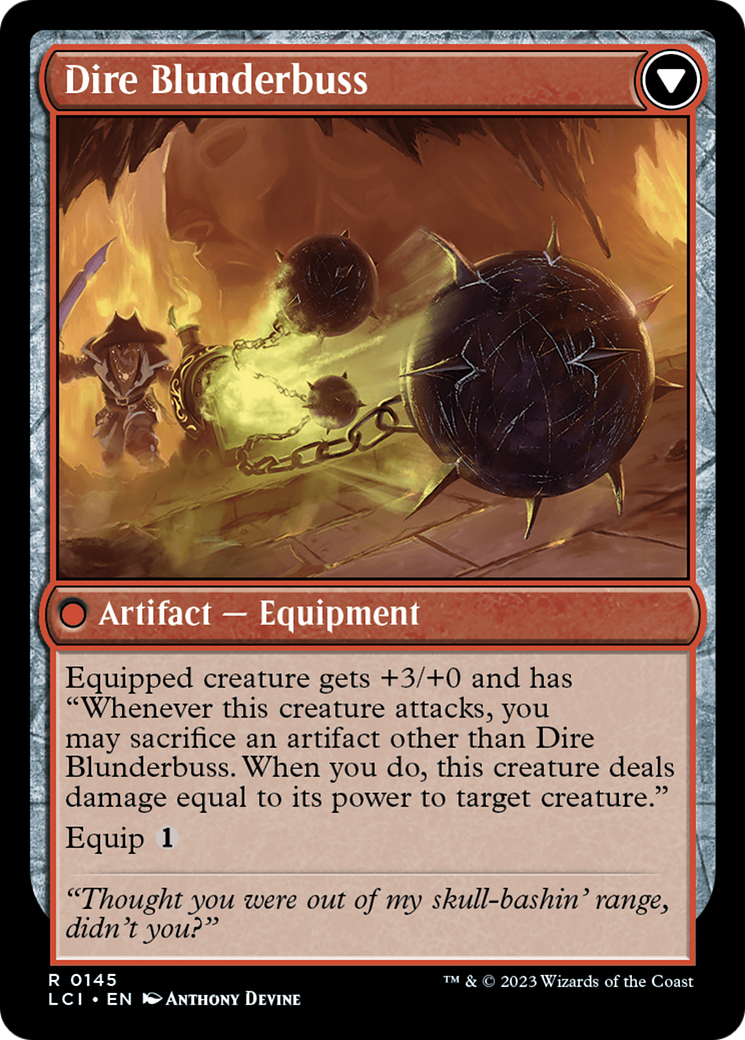 Dire Flail [The Lost Caverns of Ixalan] - Magic: The Gathering - Card Brawlers | Quebec | Canada |