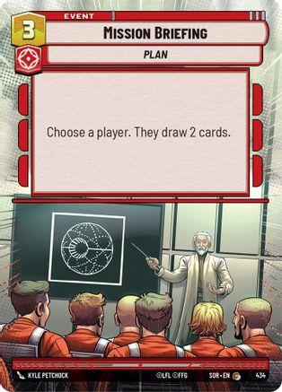 Mission Briefing (Hyperspace) (434) [Spark of Rebellion] - Fantasy Flight Games - Card Brawlers | Quebec | Canada |