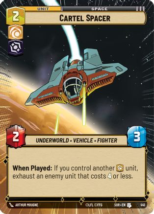 Cartel Spacer (Hyperspace) (441) [Spark of Rebellion] - Fantasy Flight Games - Card Brawlers | Quebec | Canada |