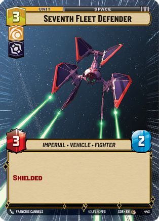 Seventh Fleet Defender (Hyperspace) (443) [Spark of Rebellion] - Fantasy Flight Games - Card Brawlers | Quebec | Canada |