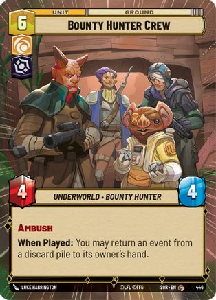 Bounty Hunter Crew (Hyperspace) (446) [Spark of Rebellion] - Fantasy Flight Games - Card Brawlers | Quebec | Canada |