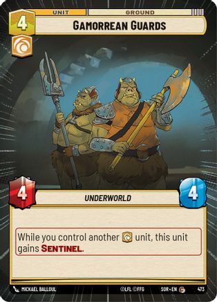 Gamorrean Guards (Hyperspace) (473) [Spark of Rebellion] - Fantasy Flight Games - Card Brawlers | Quebec | Canada |