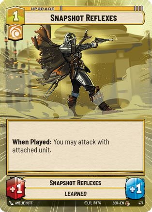 Snapshot Reflexes (Hyperspace) (477) [Spark of Rebellion] - Fantasy Flight Games - Card Brawlers | Quebec | Canada |
