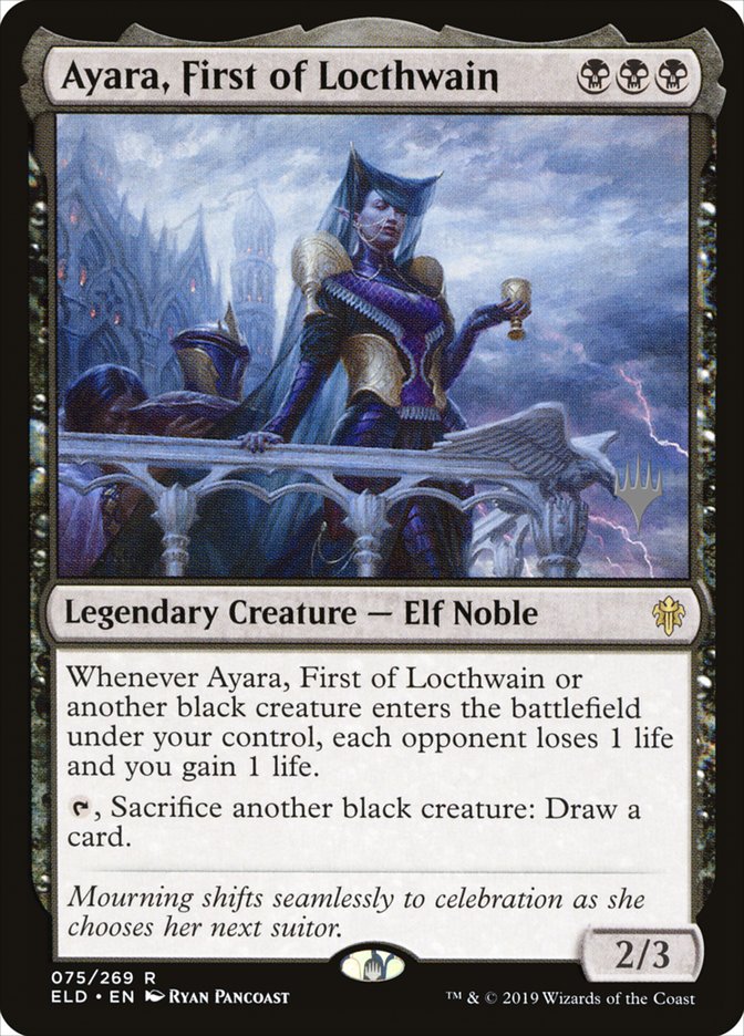 Ayara, First of Locthwain (Promo Pack) [Throne of Eldraine Promos] - Magic: The Gathering - Card Brawlers | Quebec | Canada |