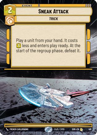 Sneak Attack (Hyperspace) (481) [Spark of Rebellion] - Fantasy Flight Games - Card Brawlers | Quebec | Canada |