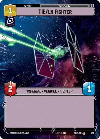 TIE/ln Fighter (Hyperspace) (487) [Spark of Rebellion] - Card Brawlers | Quebec | Canada | Yu-Gi-Oh!