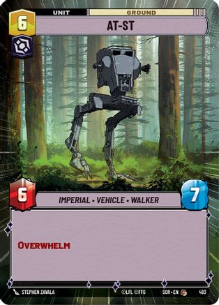 AT-ST (Hyperspace) (493) [Spark of Rebellion] - Fantasy Flight Games - Card Brawlers | Quebec | Canada |