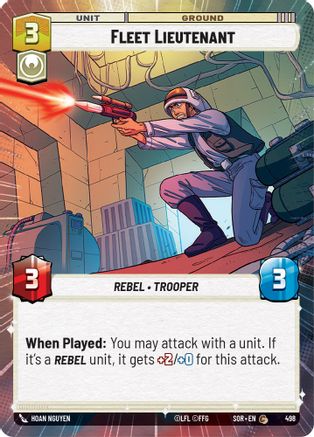 Fleet Lieutenant (Hyperspace) (498) [Spark of Rebellion] - Fantasy Flight Games - Card Brawlers | Quebec | Canada |