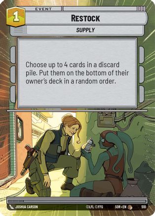 Restock (Hyperspace) (510) [Spark of Rebellion] - Fantasy Flight Games - Card Brawlers | Quebec | Canada |