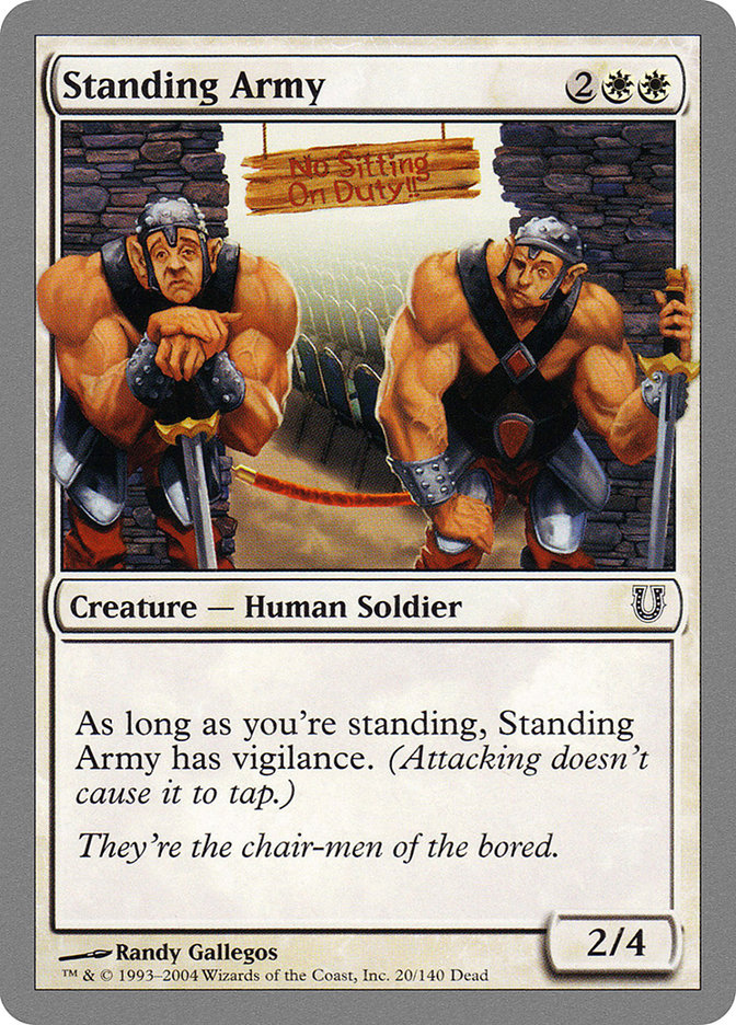 Standing Army [Unhinged] - Magic: The Gathering - Card Brawlers | Quebec | Canada |