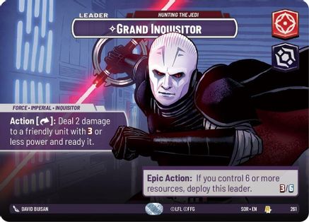 Grand Inquisitor - Hunting the Jedi (Showcase) (261) [Spark of Rebellion] - Fantasy Flight Games - Card Brawlers | Quebec | Canada |