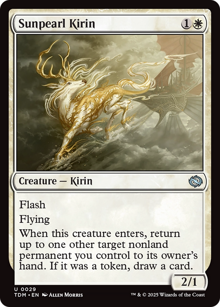 Sunpearl Kirin [Tarkir: Dragonstorm] - Magic: The Gathering - Card Brawlers | Quebec | Canada |