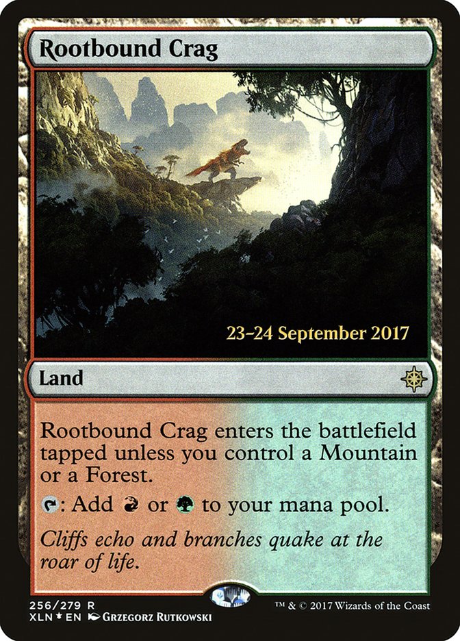 Rootbound Crag [Ixalan Prerelease Promos] - Magic: The Gathering - Card Brawlers | Quebec | Canada |