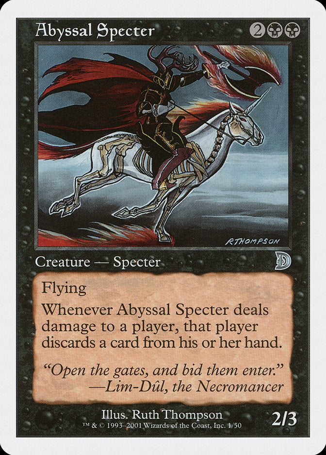 Abyssal Specter [Deckmasters] - Magic: The Gathering - Card Brawlers | Quebec | Canada |