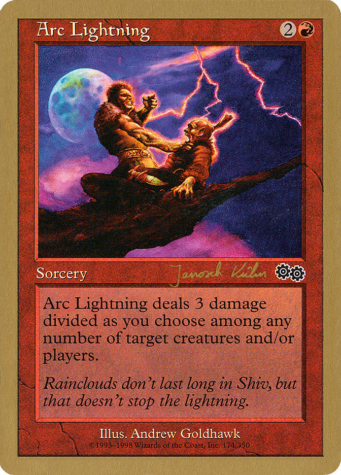 Arc Lightning (Janosch Kuhn) [World Championship Decks 2000] - Magic: The Gathering - Card Brawlers | Quebec | Canada |