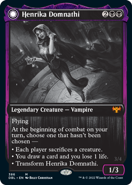 Henrika Domnathi // Henrika, Infernal Seer [Innistrad: Double Feature] - Magic: The Gathering - Card Brawlers | Quebec | Canada |